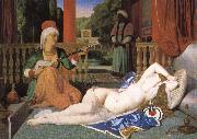 Jean-Auguste Dominique Ingres Odalisk with slave Spain oil painting artist
